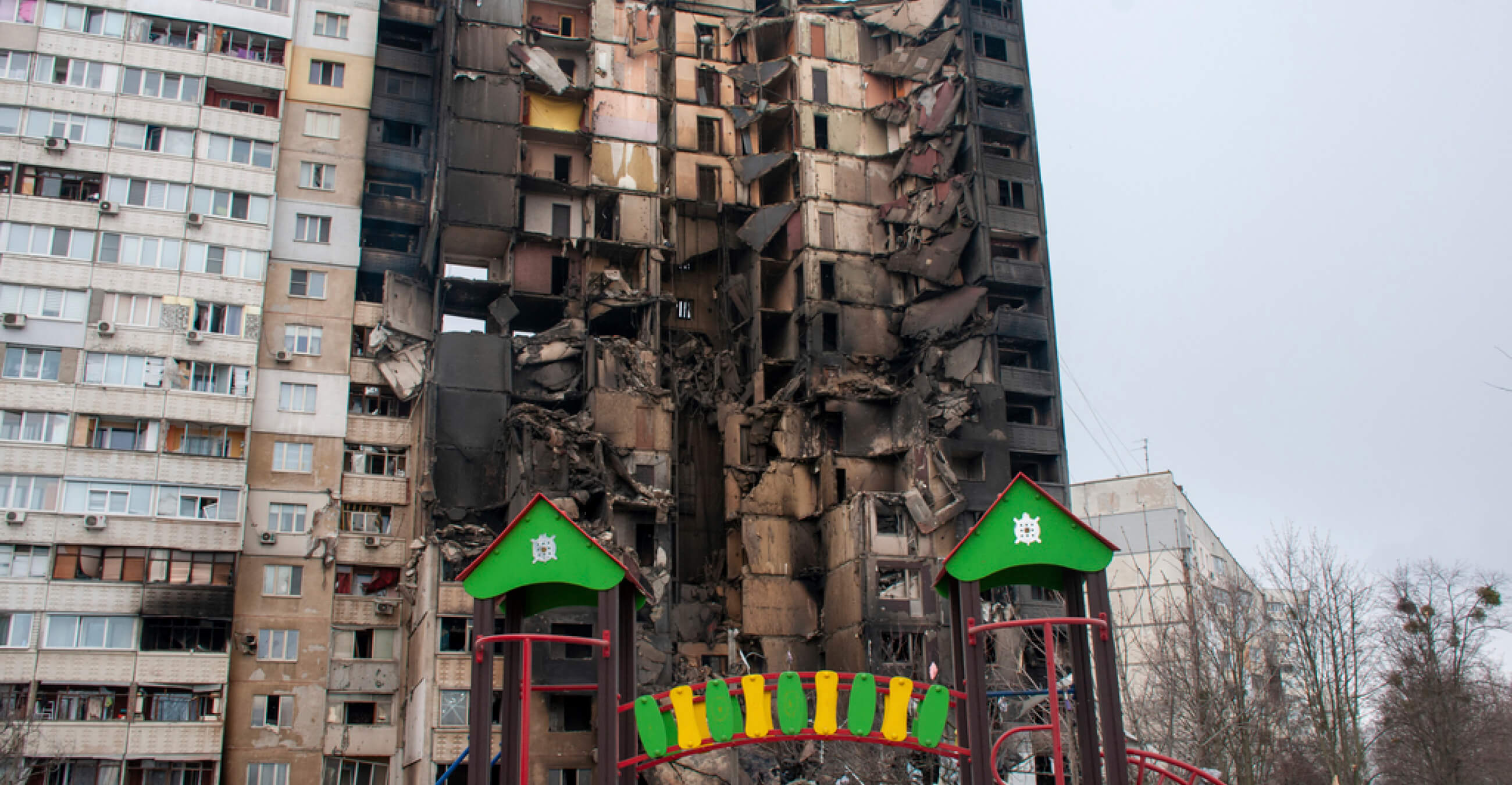 One of the sleeping areas